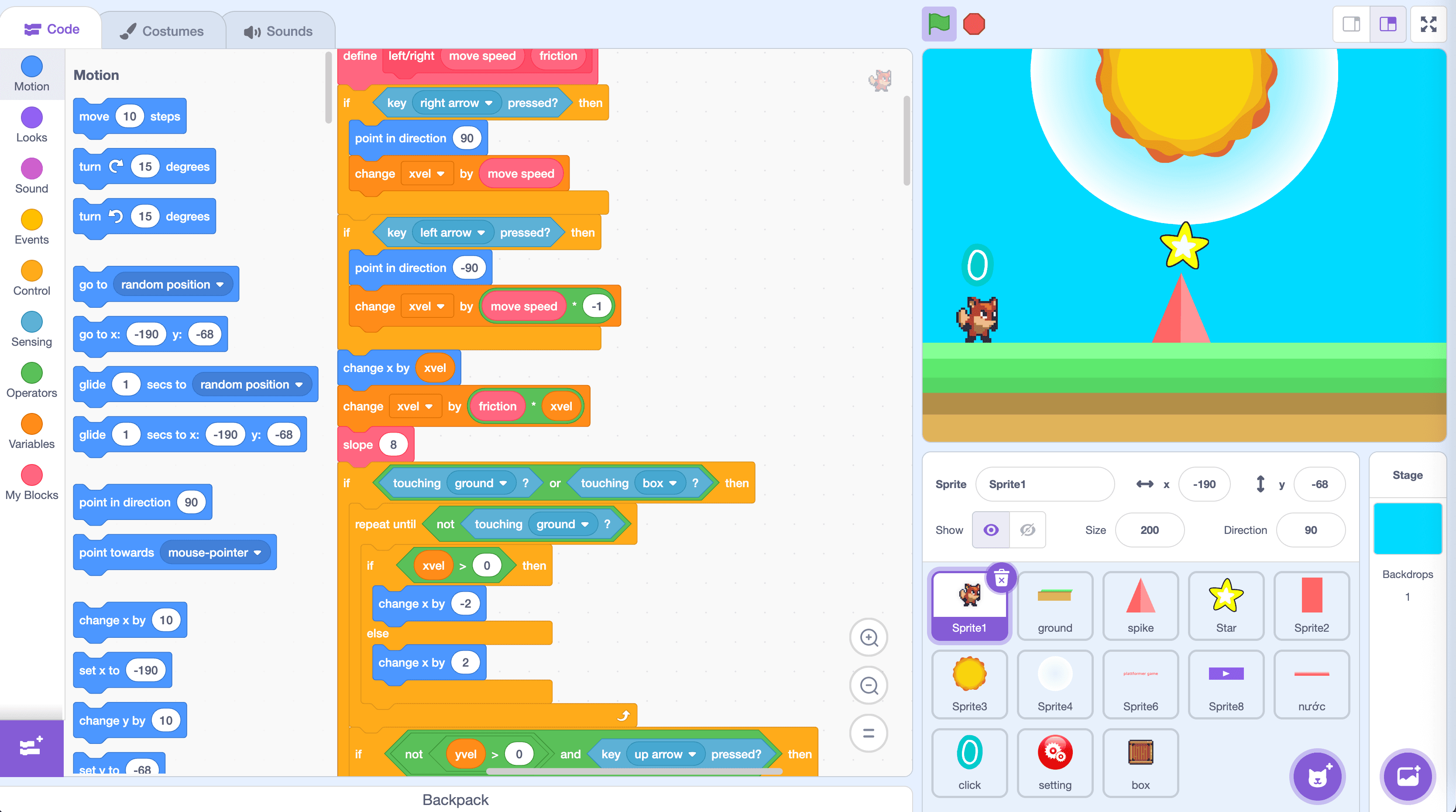 Hoạt động học Scratch tại CodeLab